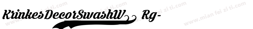 KrinkesDecorSwashW05 Rg字体转换